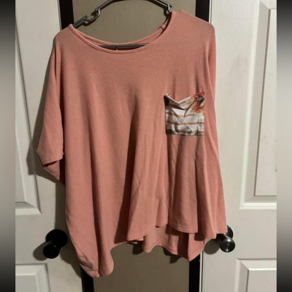 Pink and Floral blouse